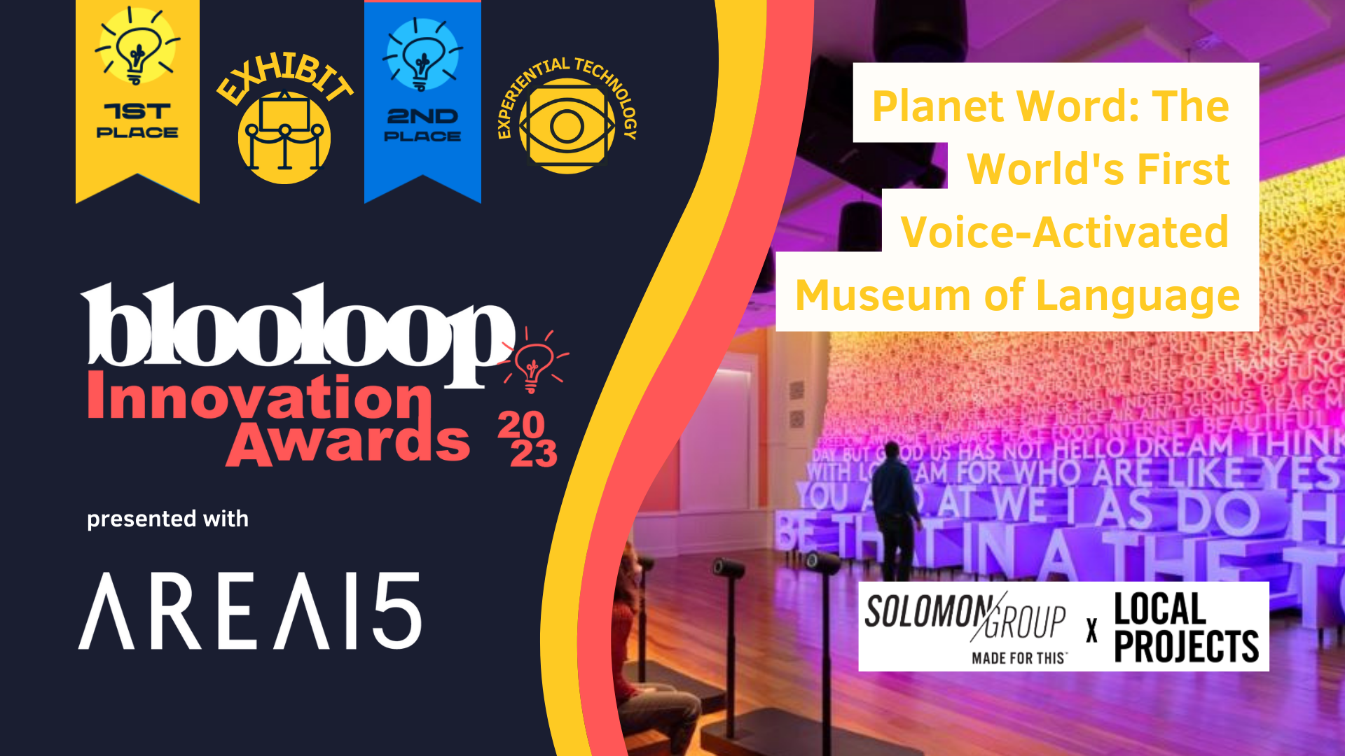 Solomon Group’s Planet Word Places Twice at 2023 Blooloop Innovation Awards